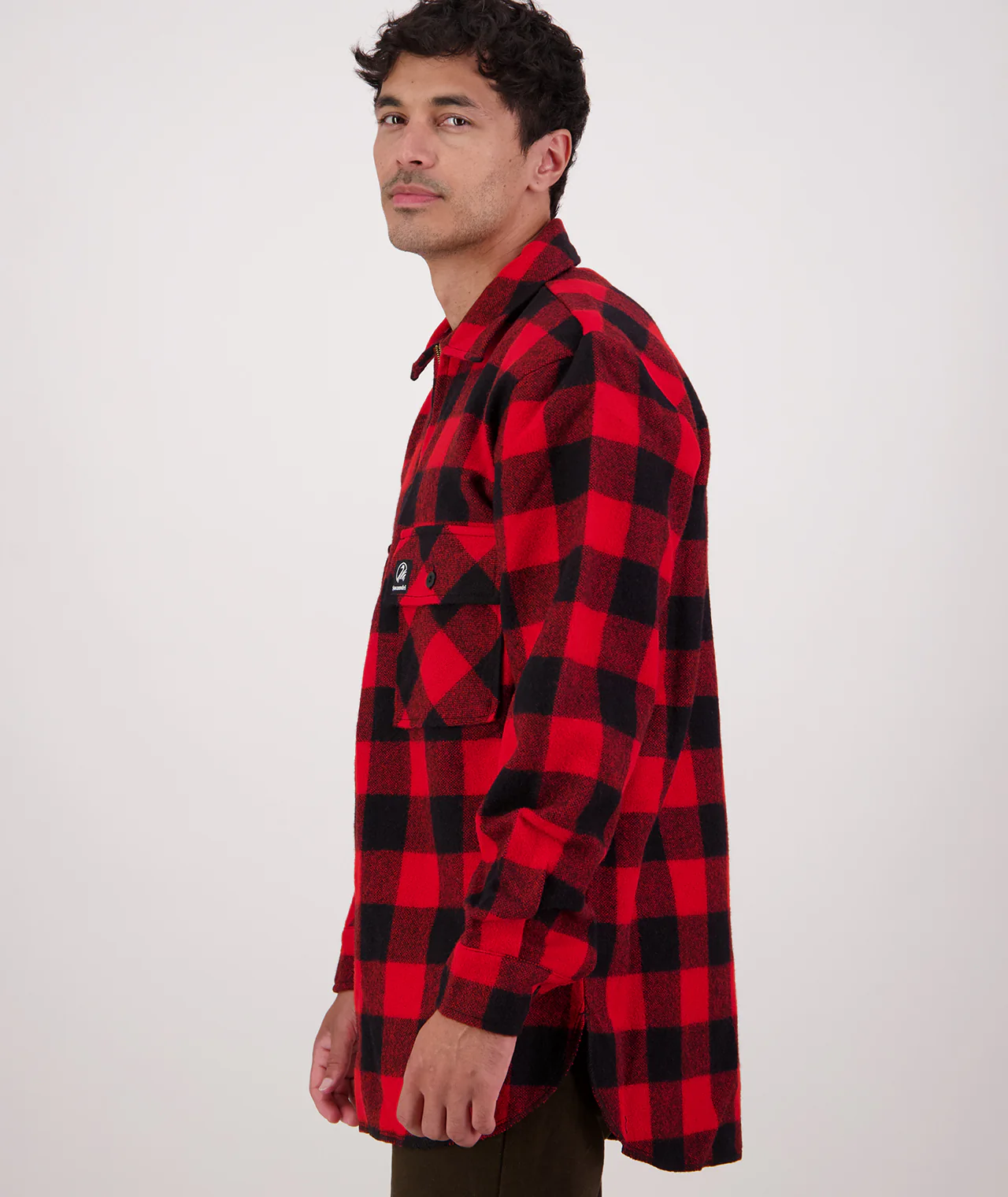 Men's Ranger Wool Zip Front Bushshirt - Image 3