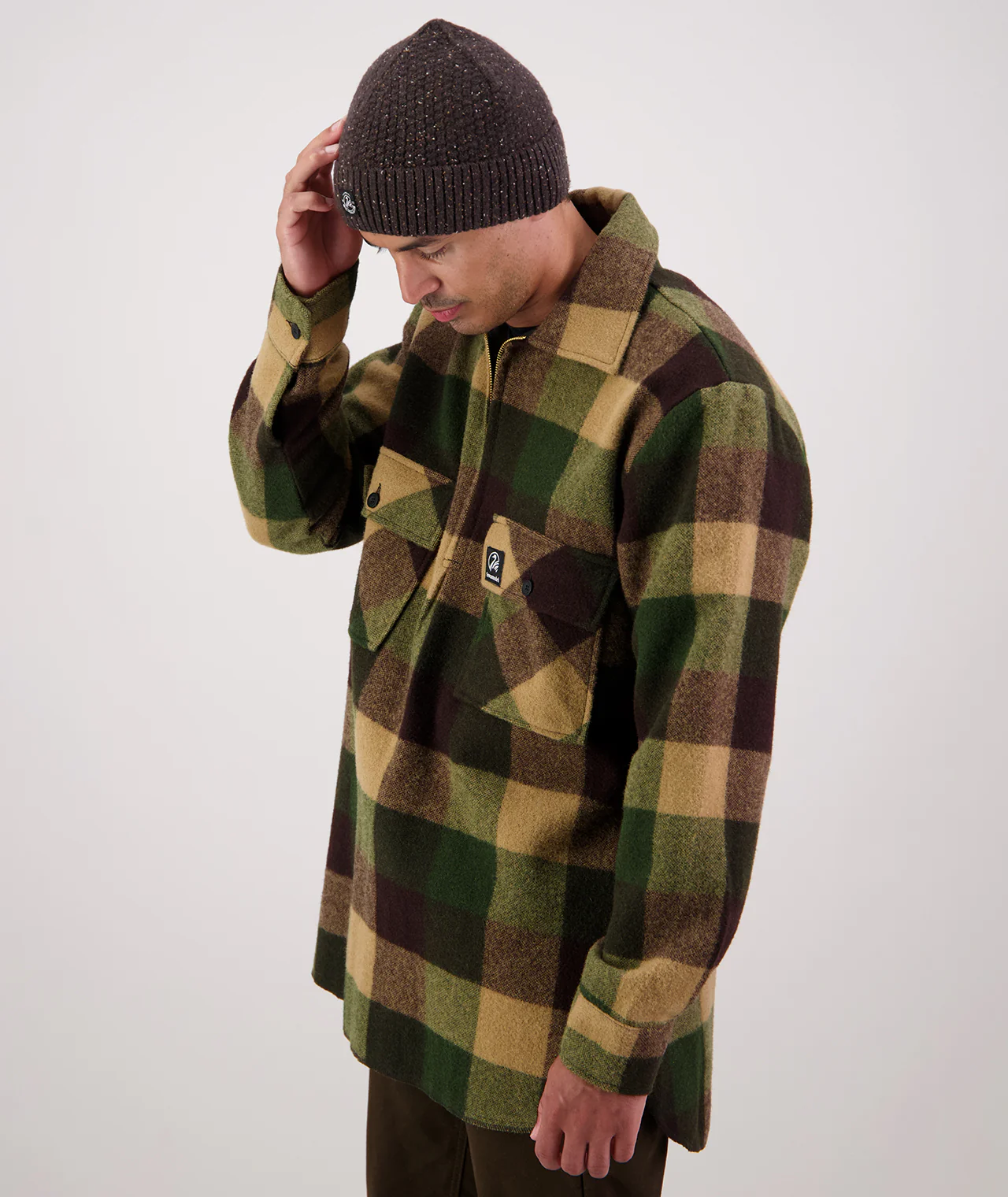 Men's Ranger Wool Zip Front Bushshirt - Image 3
