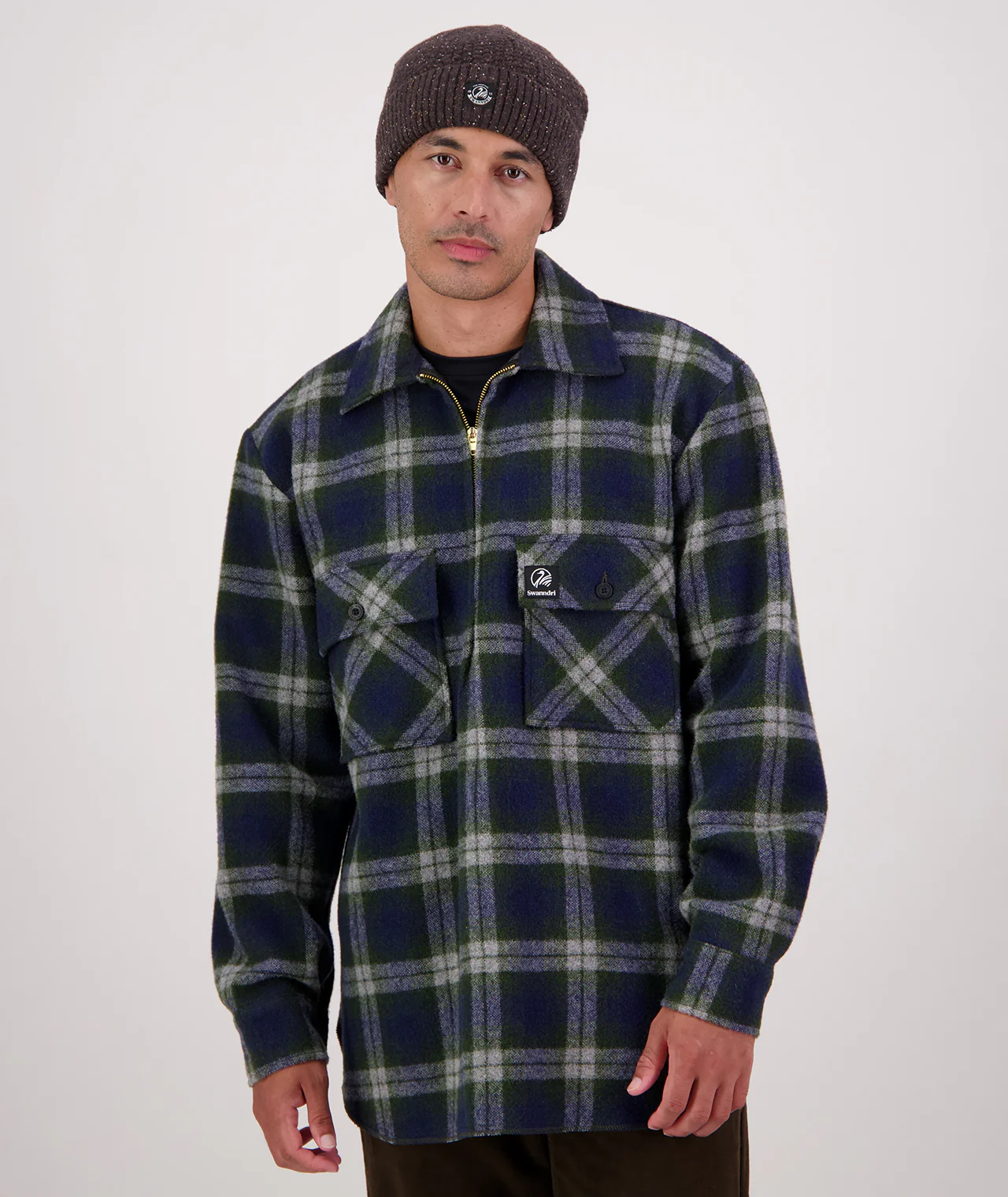 Men's Ranger Wool Zip Front Bushshirt