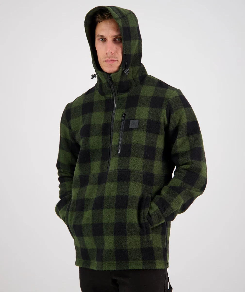 Men's Reidston Windproof Wool Anorak - Image 4