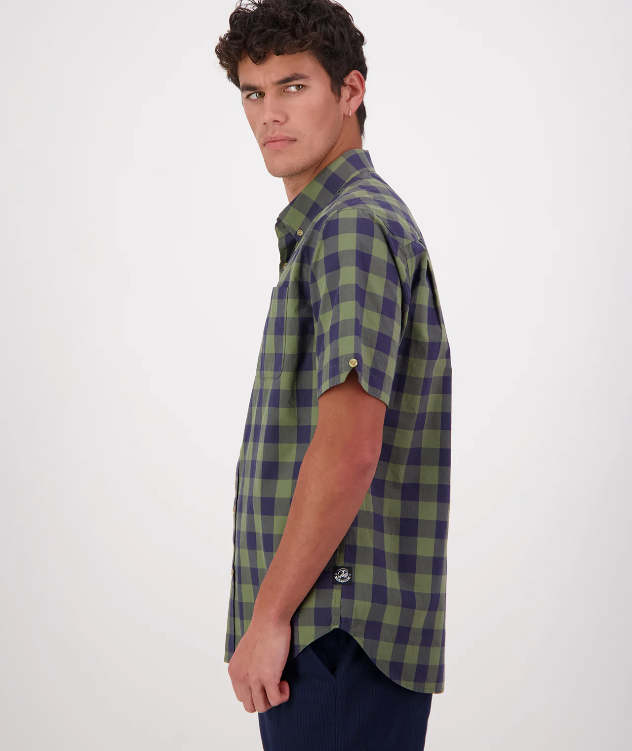 Men's Rings Beach Short Sleeve Shirt - Image 2