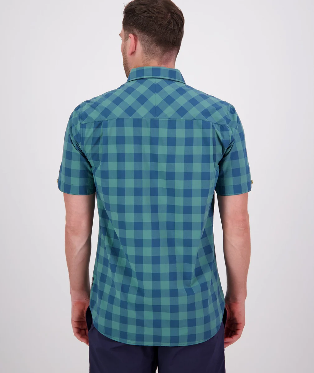 Men's Rings Beach Short Sleeve Shirt - Image 4