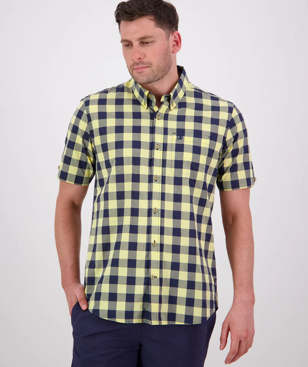 Men's Rings Beach Short Sleeve Shirt