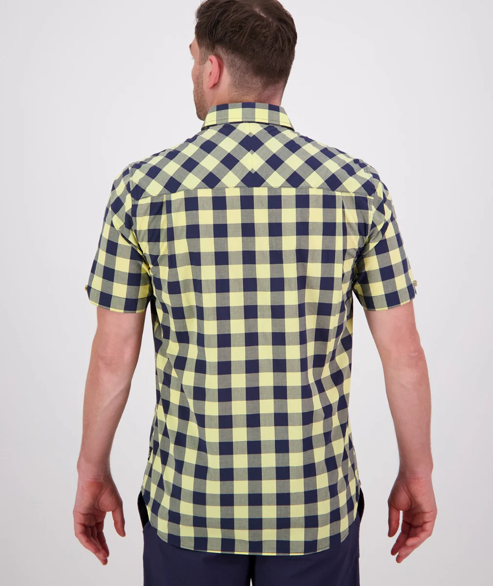 Men's Rings Beach Short Sleeve Shirt - Image 3