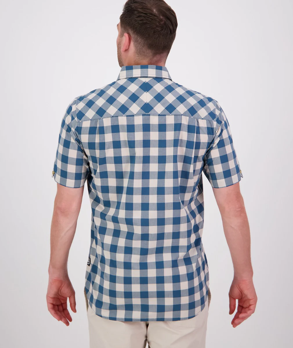 Men's Rings Beach Short Sleeve Shirt - Image 5