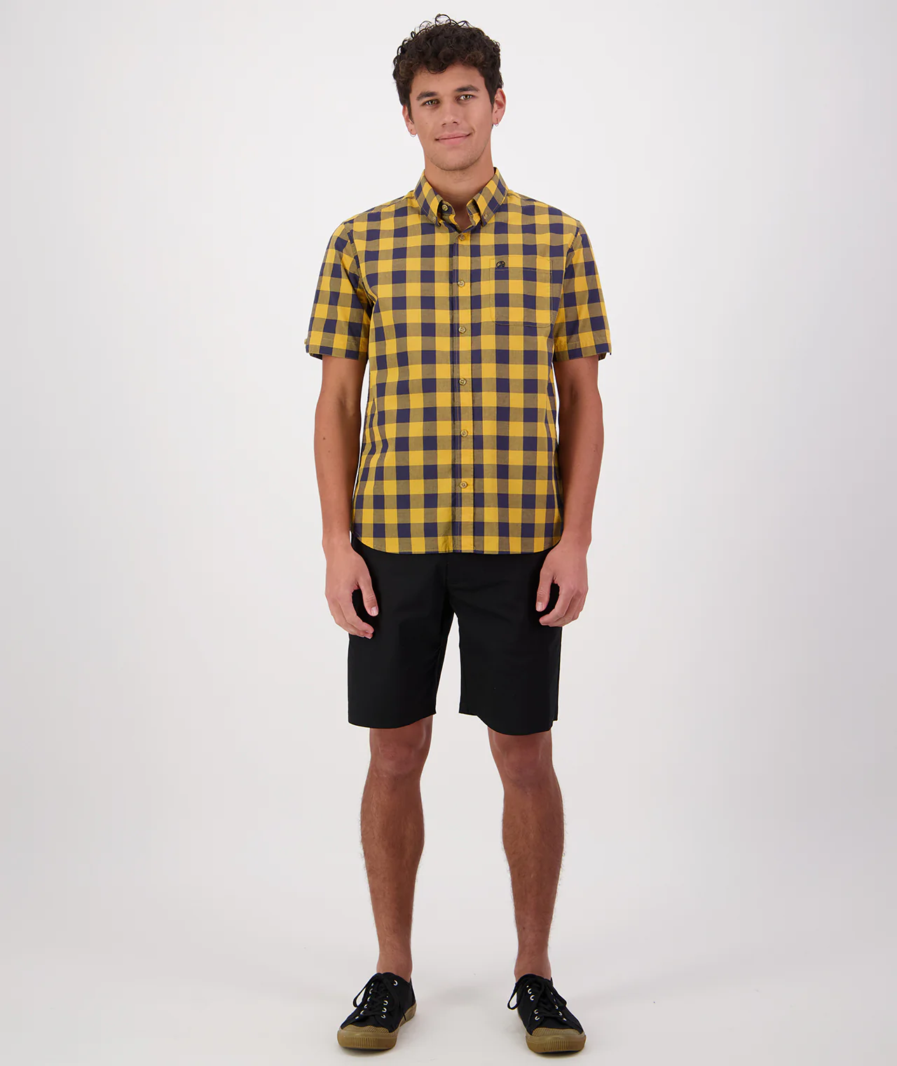 Men's Rings Beach Short Sleeve Shirt - Image 5