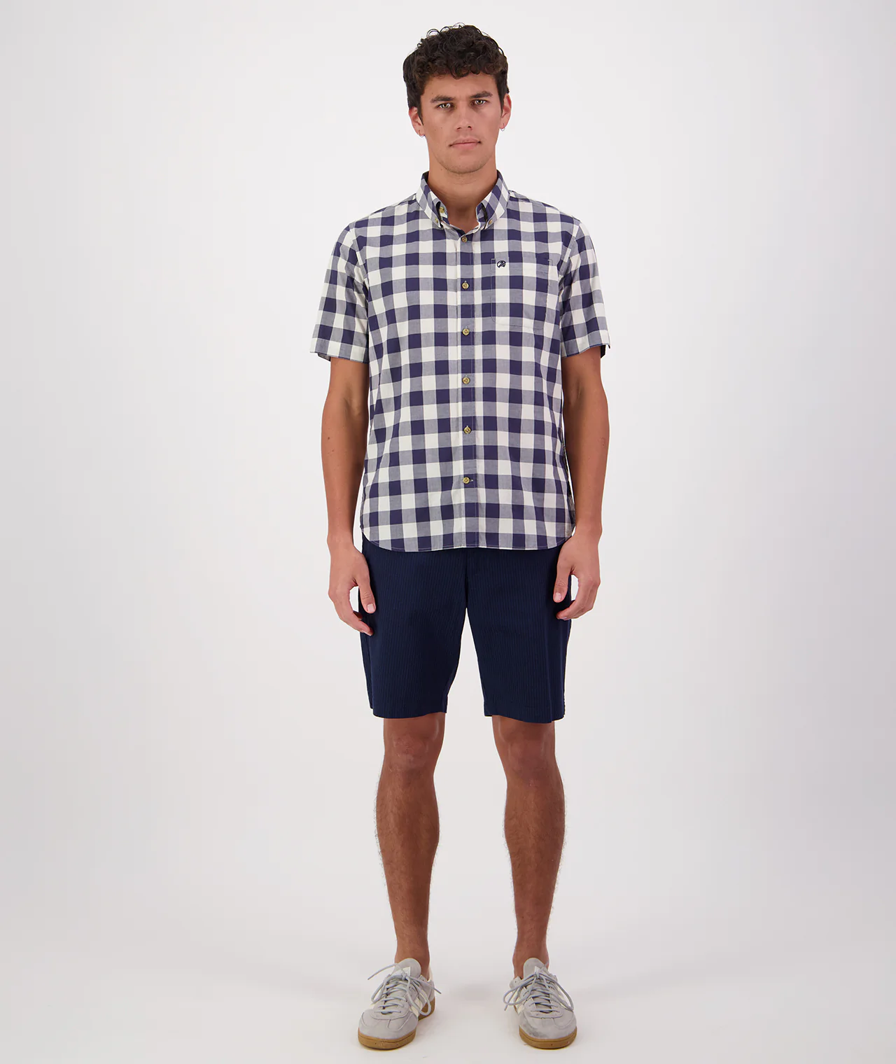 Men's Rings Beach Short Sleeve Shirt - Image 4