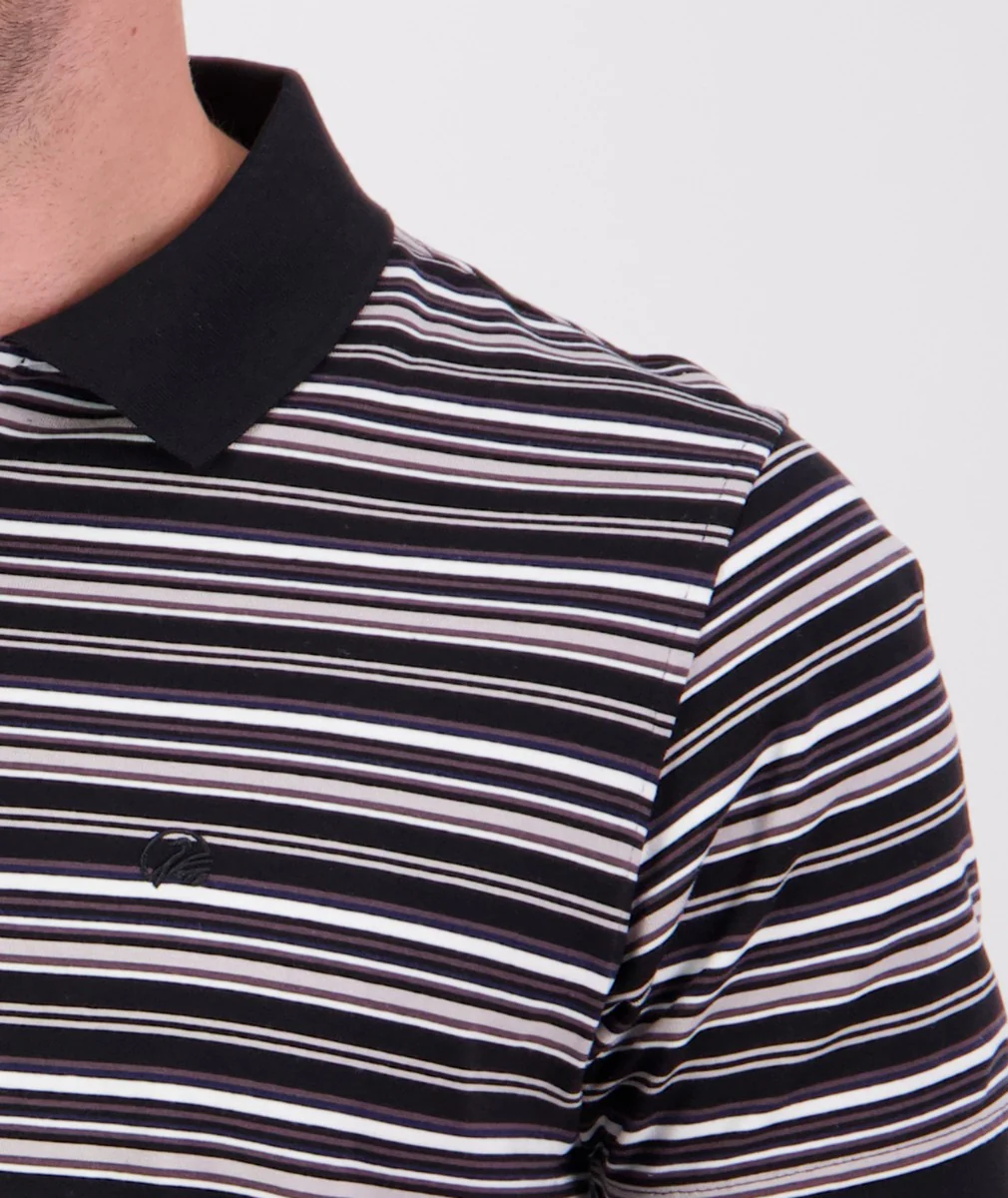 Men's Sandhurst Stripe Polo - Image 3