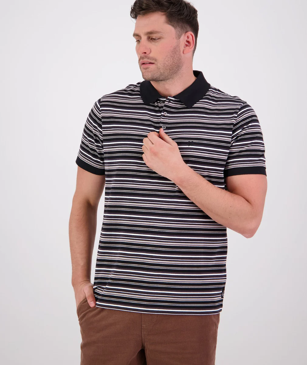 Men's Sandhurst Stripe Polo - Image 4