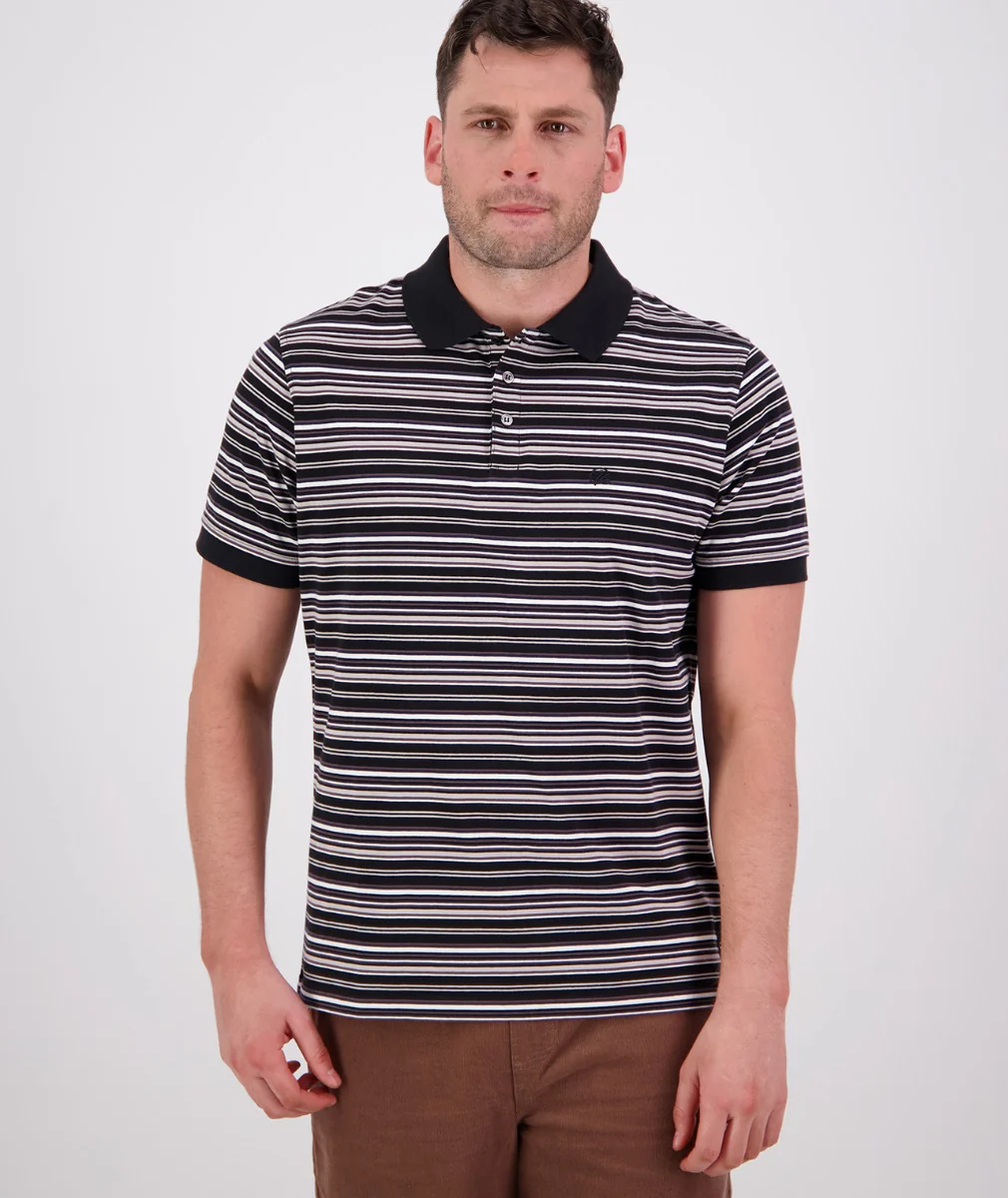 Men's Sandhurst Stripe Polo - Image 5