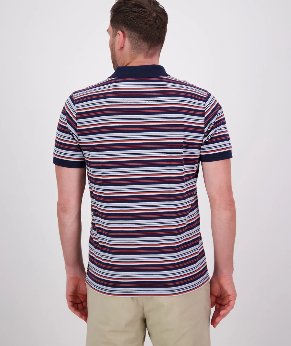 Men's Sandhurst Stripe Polo - Image 3