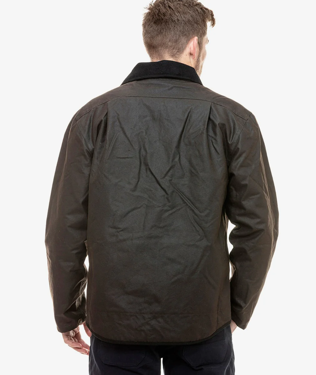 Men's Waimak Oilskin Jacket with Wool Lining - Image 4