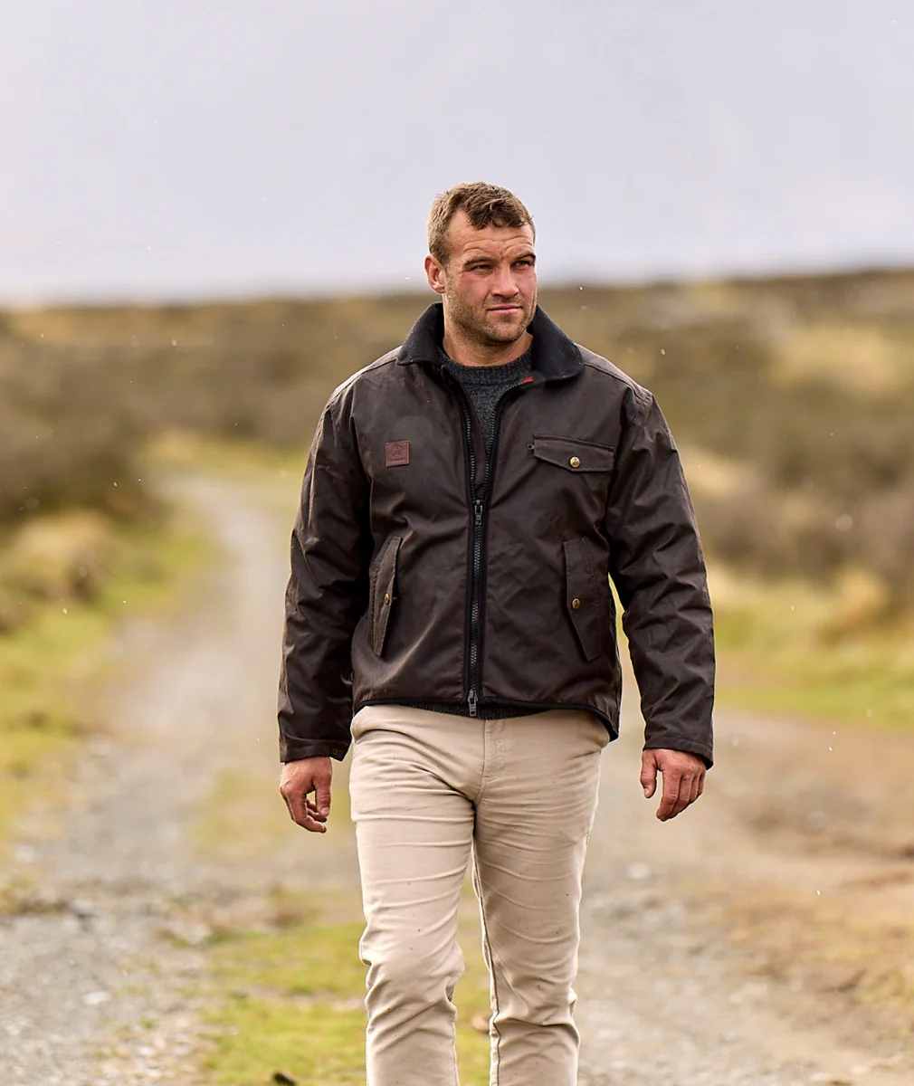 Men's Waimak Oilskin Jacket with Wool Lining - Image 7