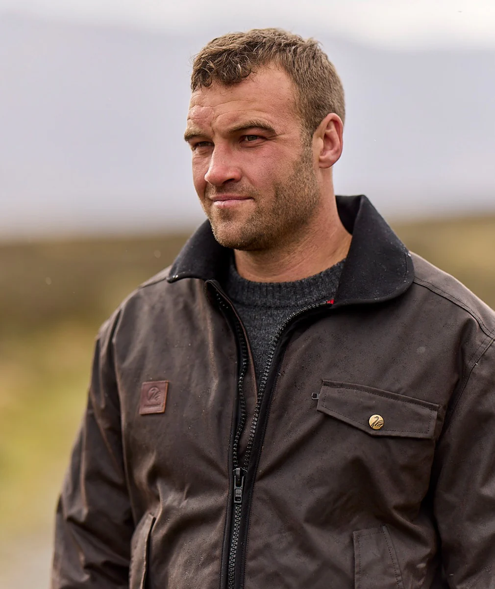 Men's Waimak Oilskin Jacket with Wool Lining - Image 8
