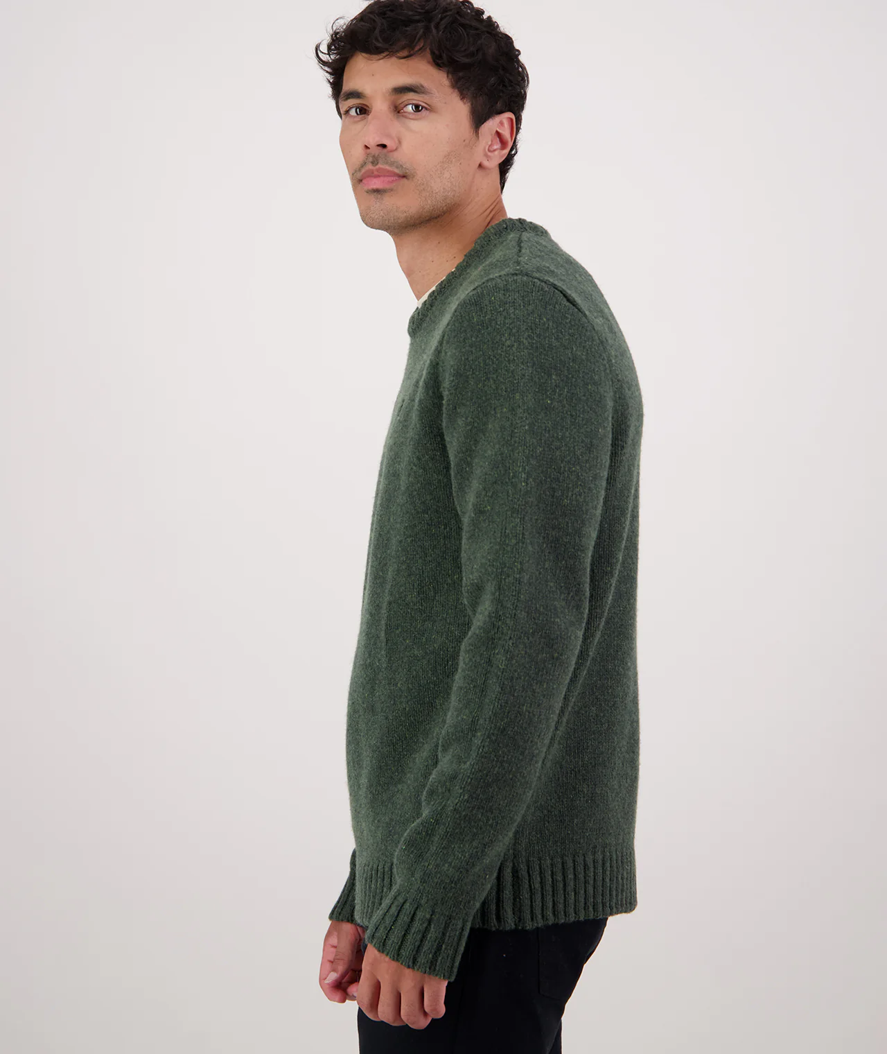 Men's Waylins Wool Knit Crew - Image 2