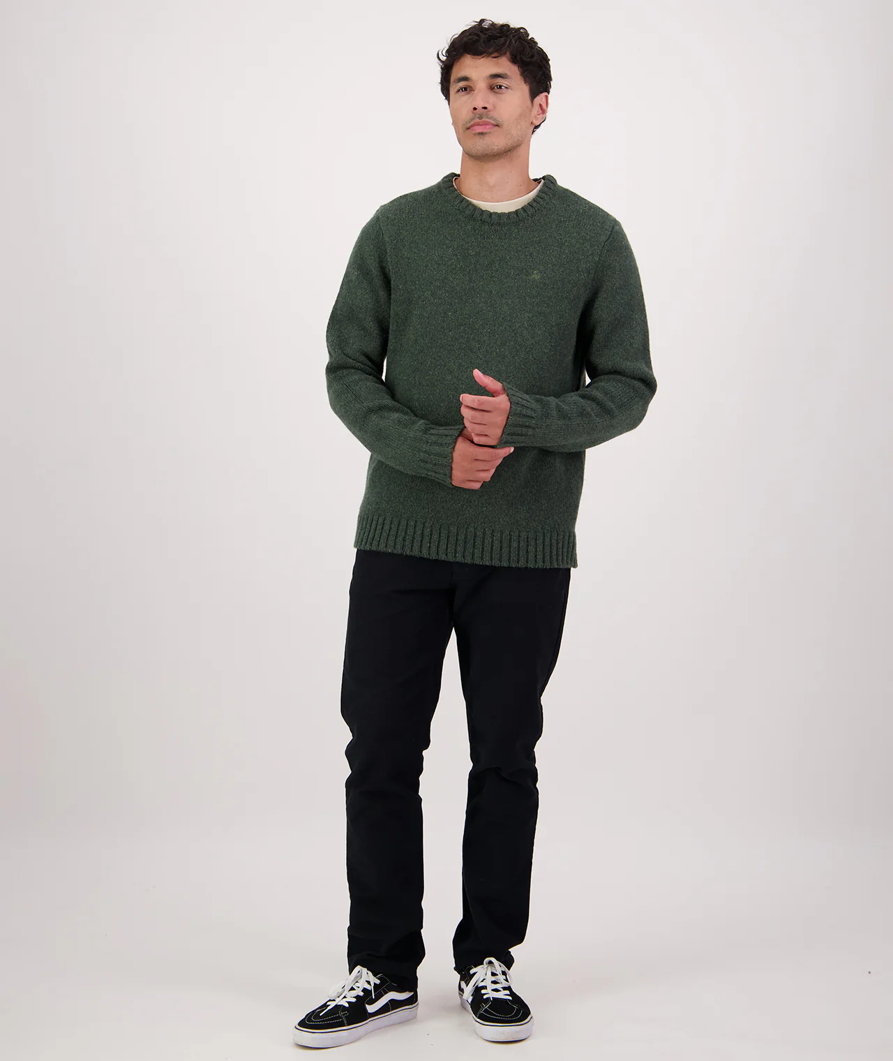 Men's Waylins Wool Knit Crew - Image 5