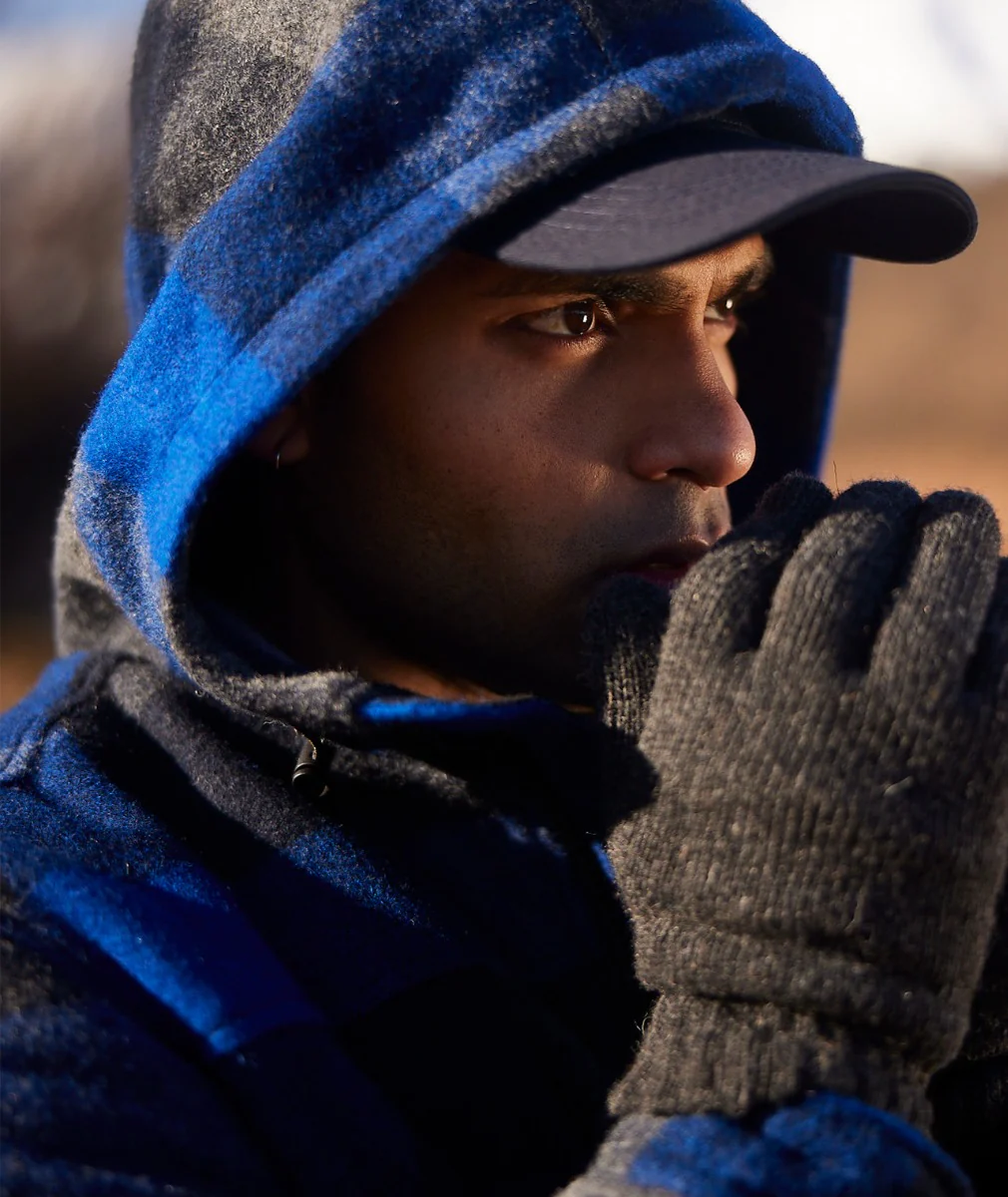 Wool Glove with Fleece Lining - Image 2