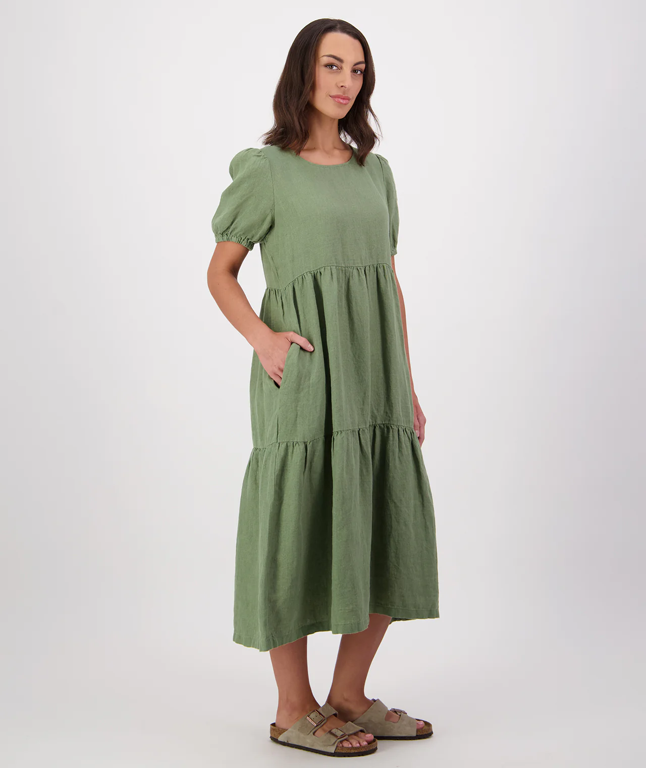 Women's Alma Gathered Dress - Image 5