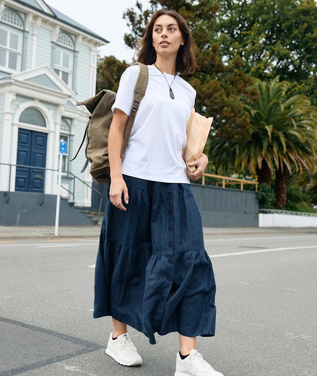 Women's Audrey Linen Skirt - Image 2