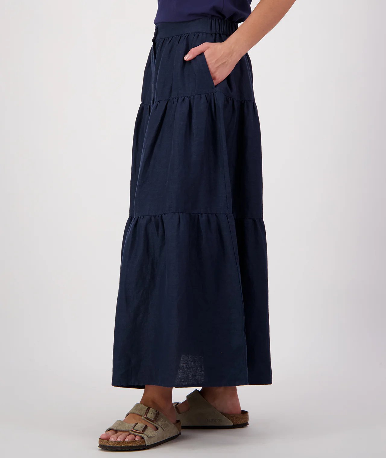 Women's Audrey Linen Skirt - Image 3