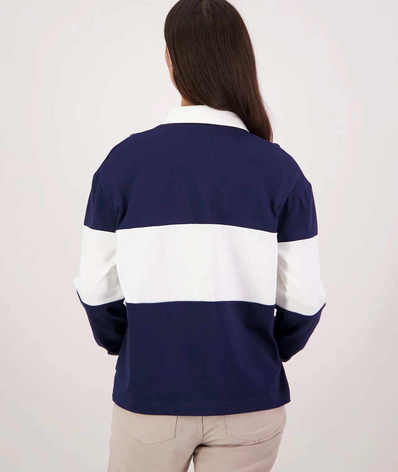 Women's Kimbell Long Sleeve Rugby Top - Image 3