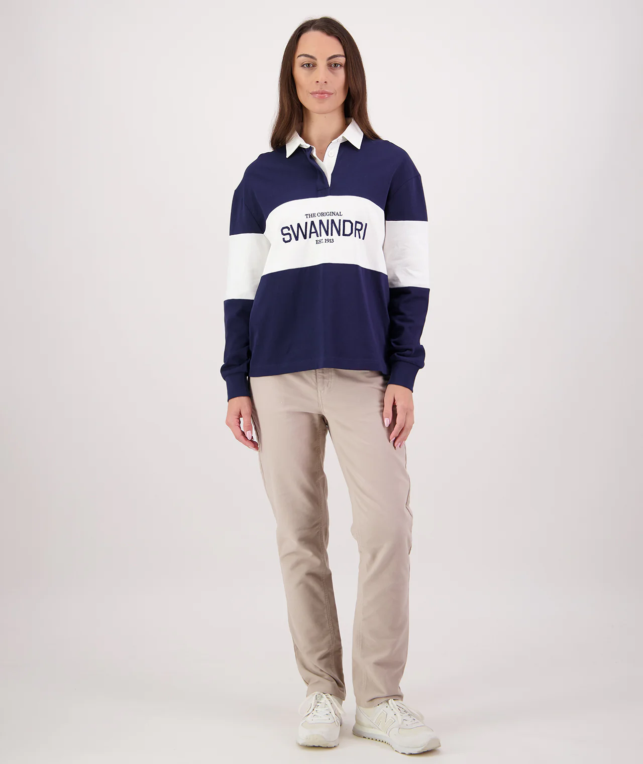 Women's Kimbell Long Sleeve Rugby Top - Image 5