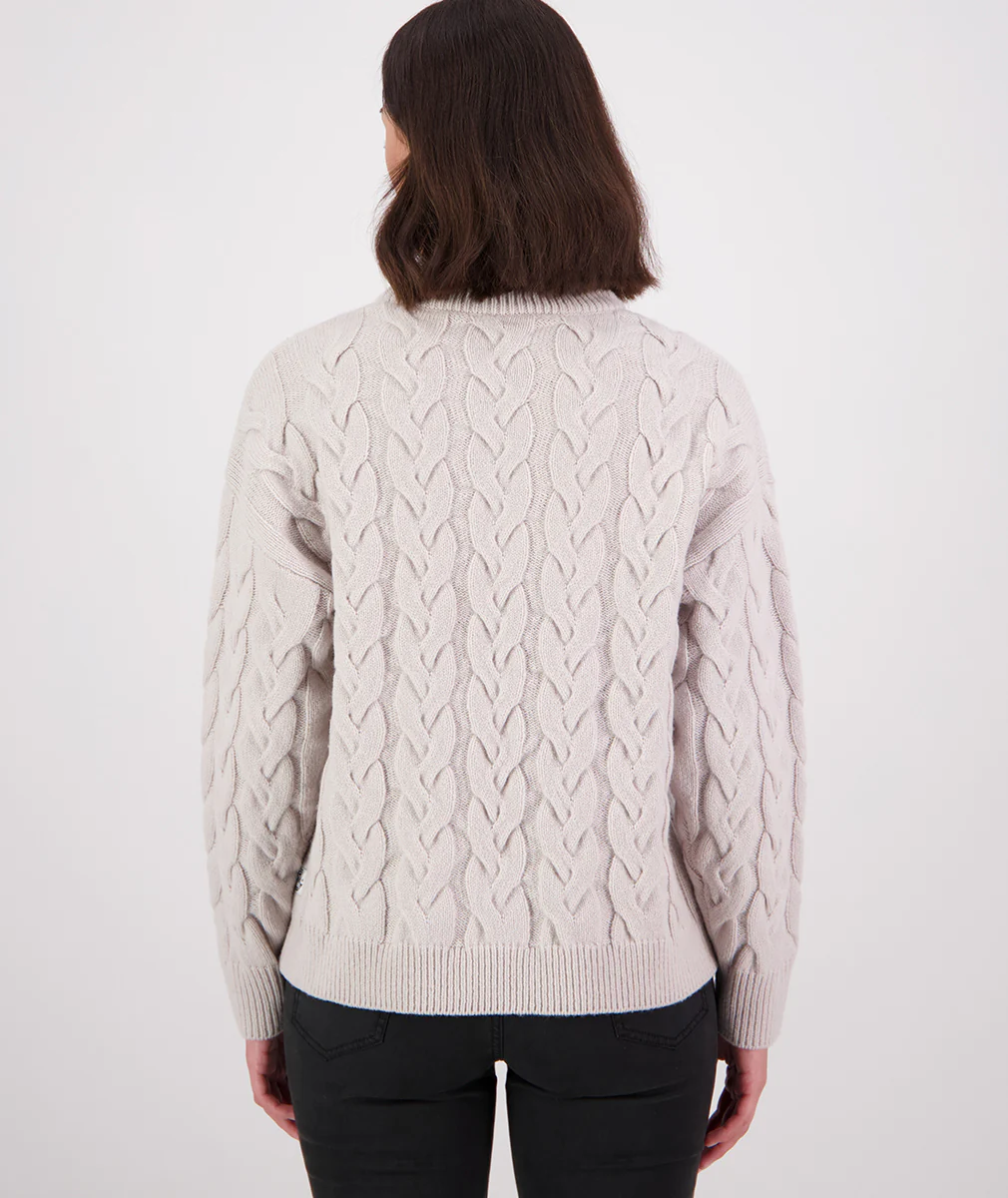 Women's Kinsley Cable Knit Crew - Image 5