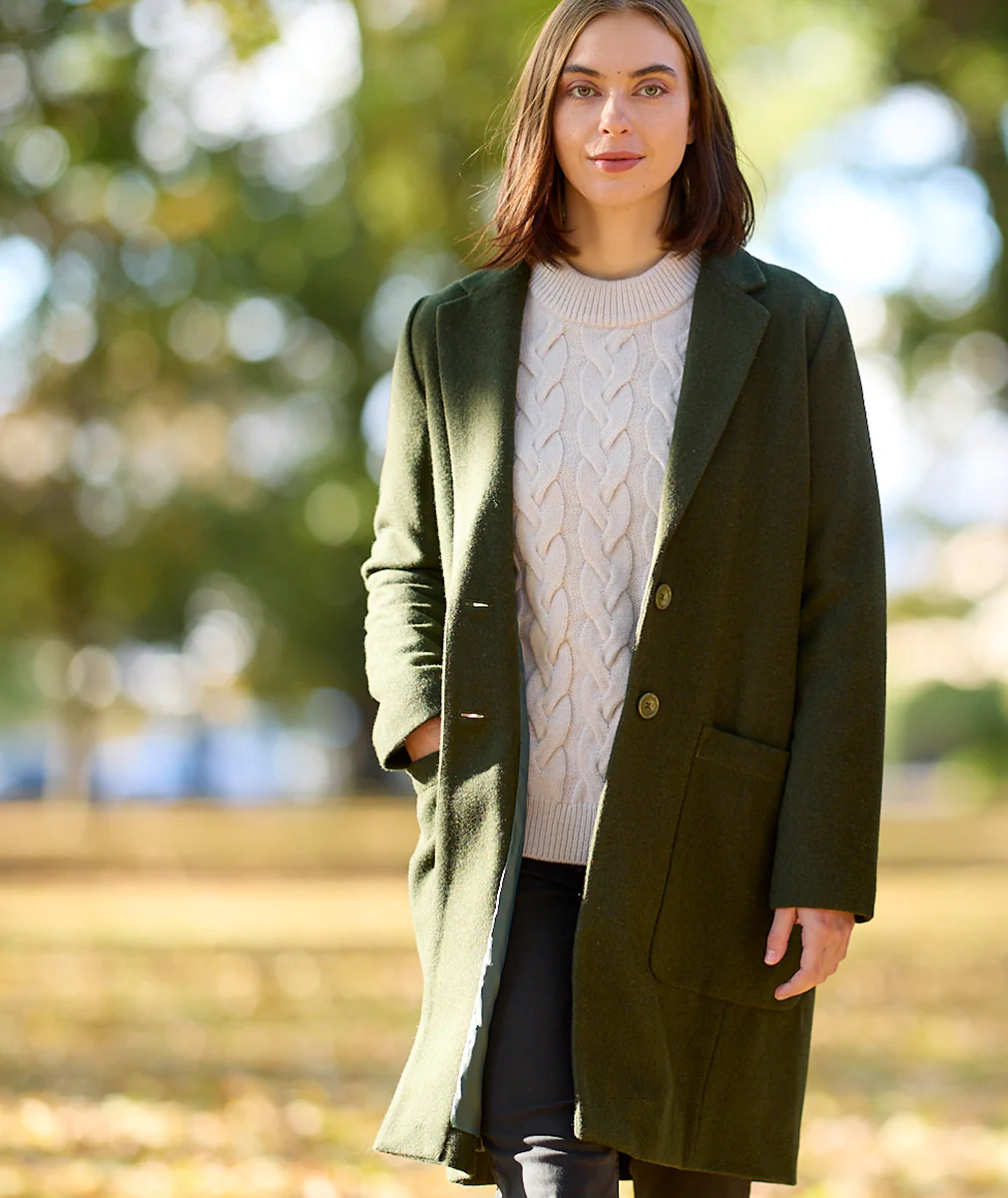 Women's Kinsley Cable Knit Crew - Image 9