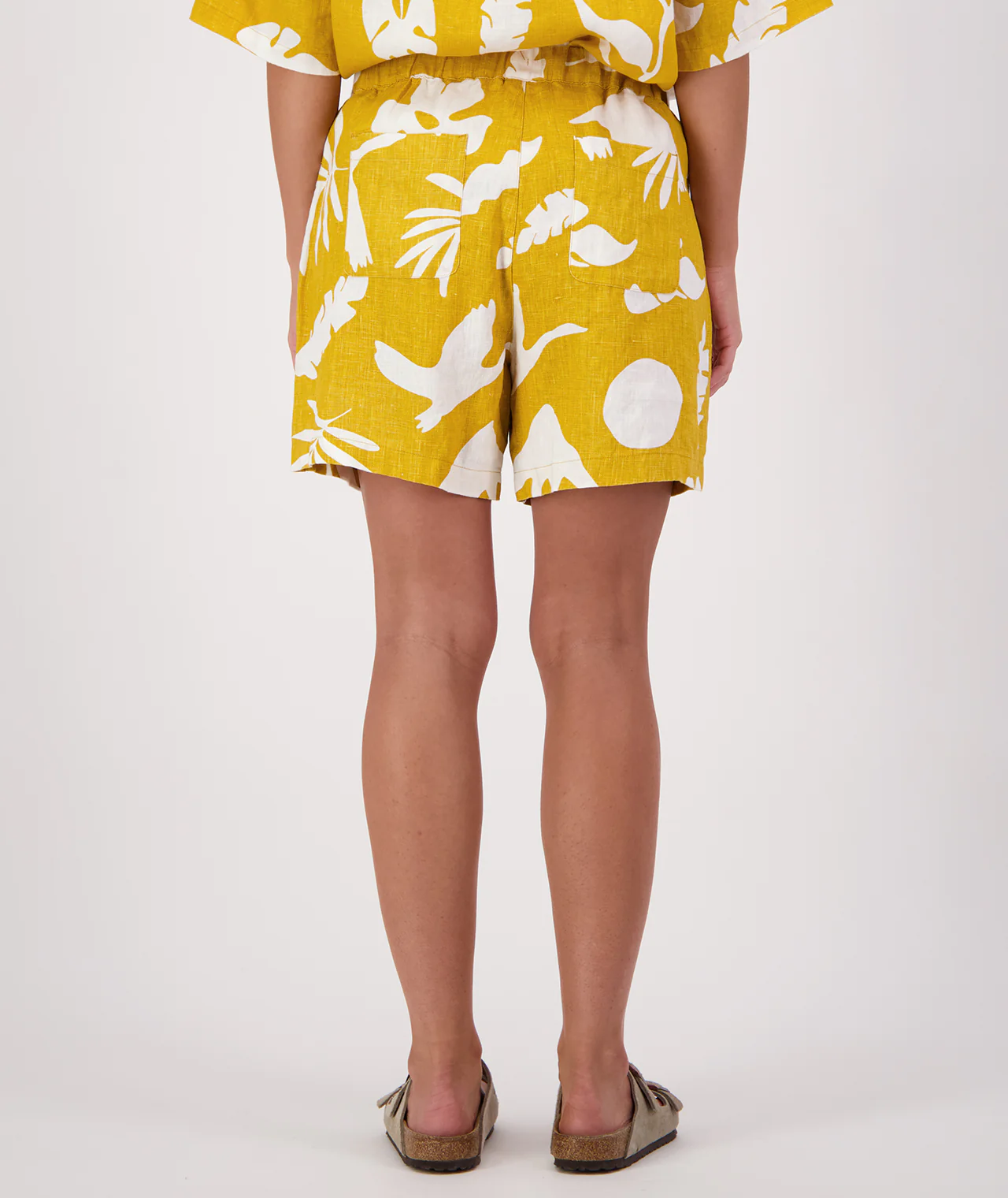 Women's Leafage Linen Short - Image 2