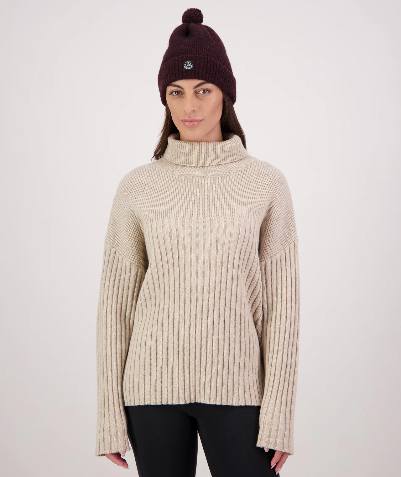 Women's Lillian Rib Roll Neck - Image 2