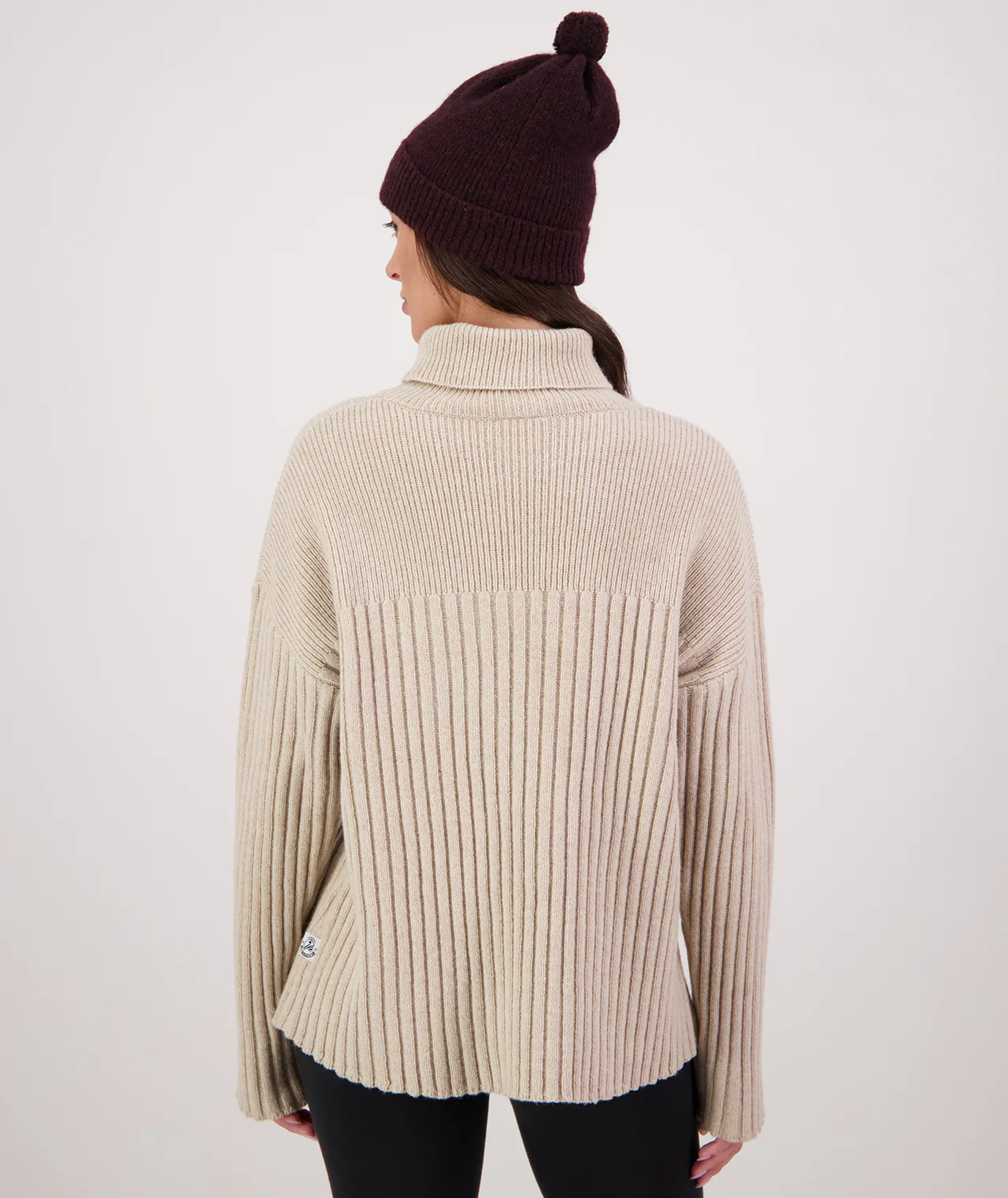 Women's Lillian Rib Roll Neck - Image 4