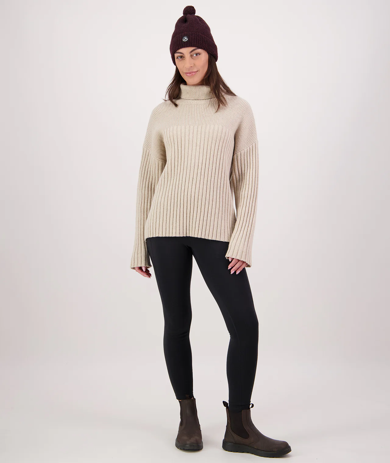 Women's Lillian Rib Roll Neck - Image 6