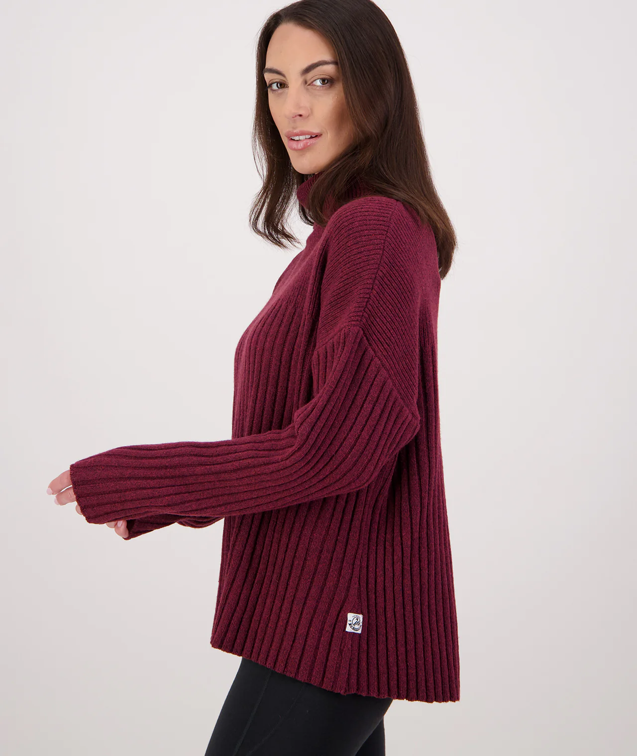 Women's Lillian Rib Roll Neck - Image 2