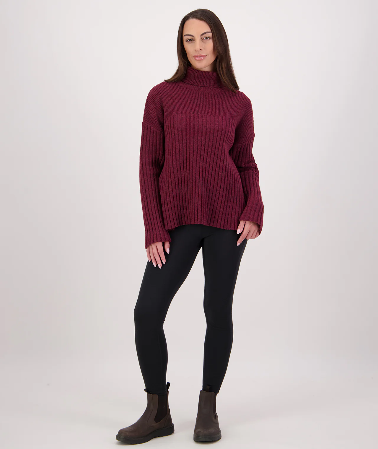 Women's Lillian Rib Roll Neck - Image 5