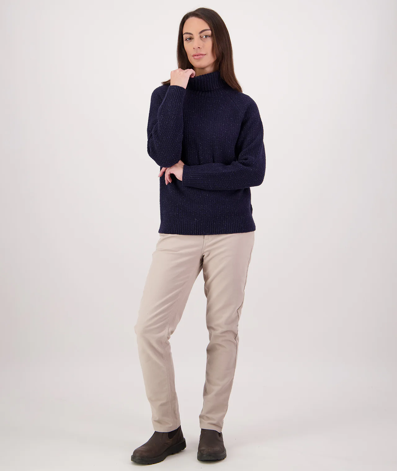 Women's Lyttelton V2 Roll Neck Jumper - Image 5