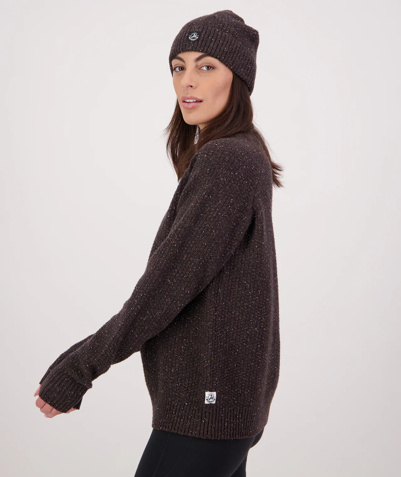 Women's Lyttelton Waffle Crew - Image 2