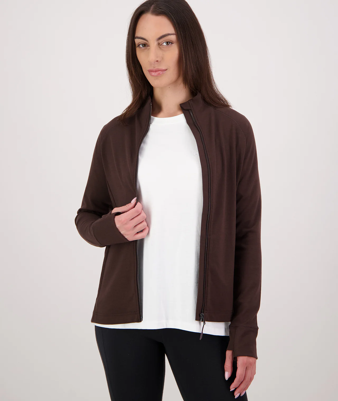 Women's Merino Fusion Zip Up Top - Image 2