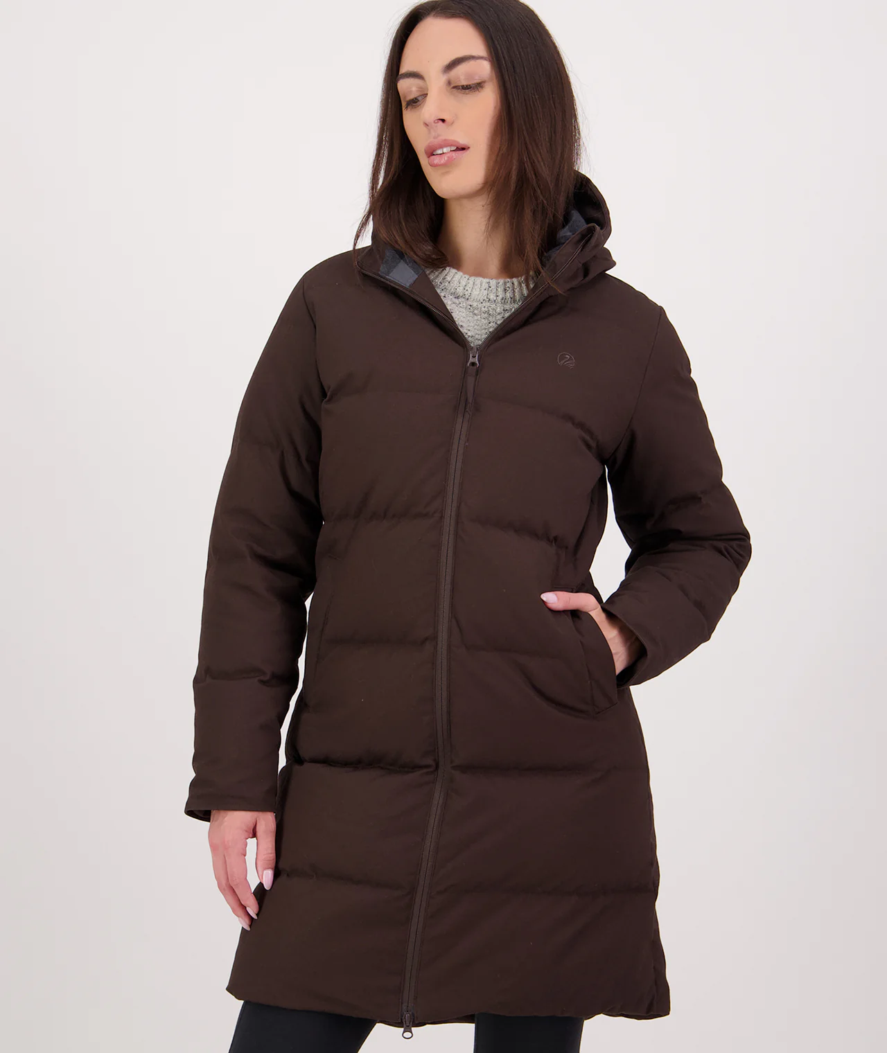 Women's Nimbus Longline Down Coat - Image 4