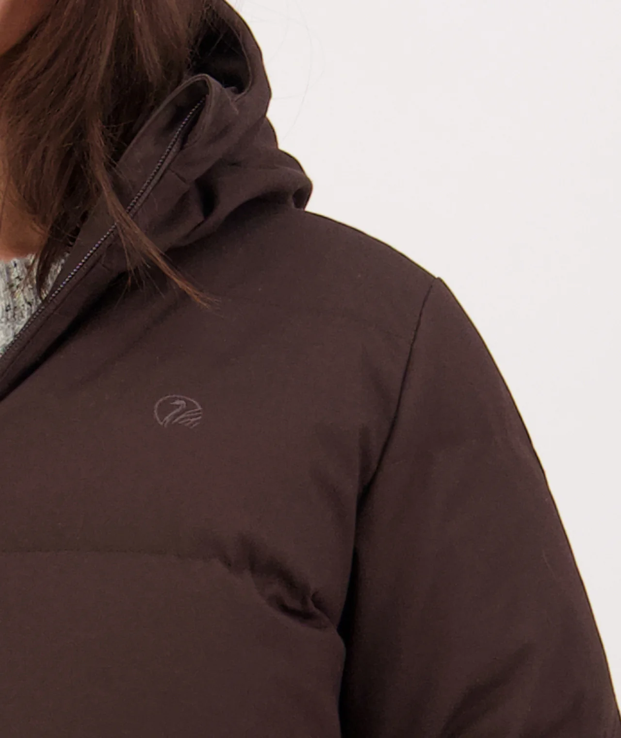 Women's Nimbus Longline Down Coat - Image 8