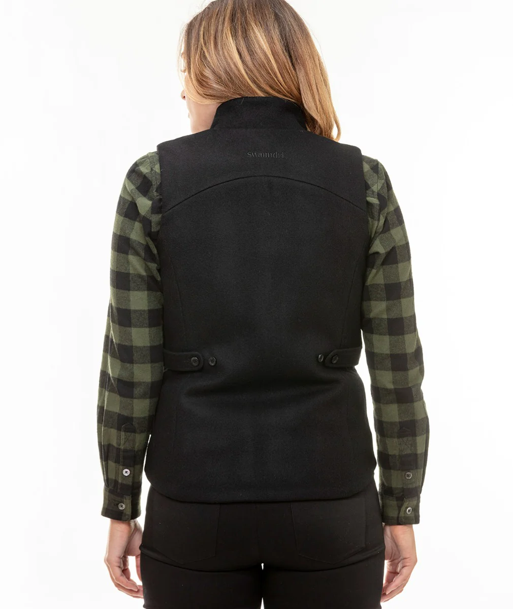 Women's Overpass Merino Vest - Image 4