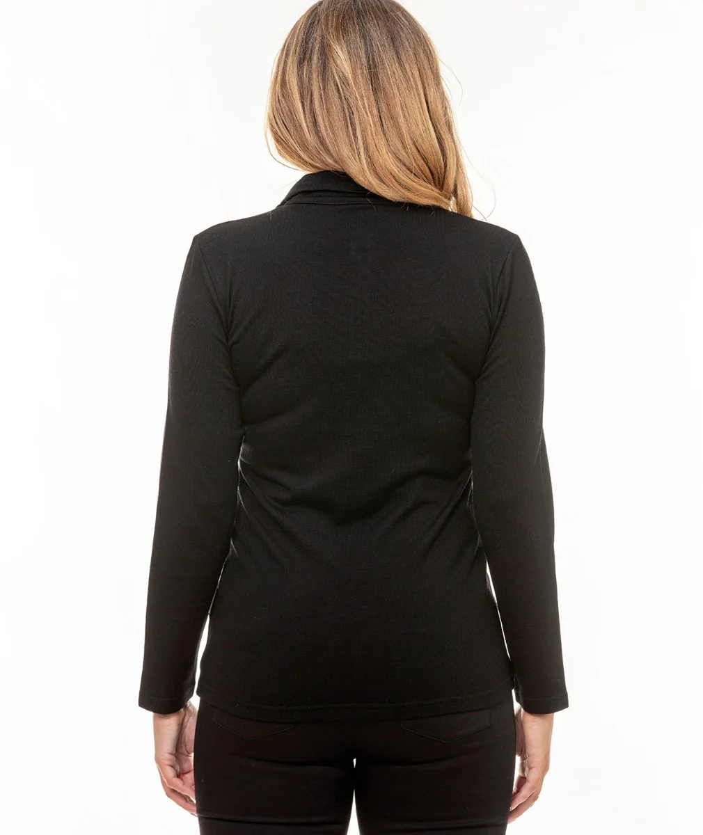 Women's Plymouth Merino Pullover - Image 4