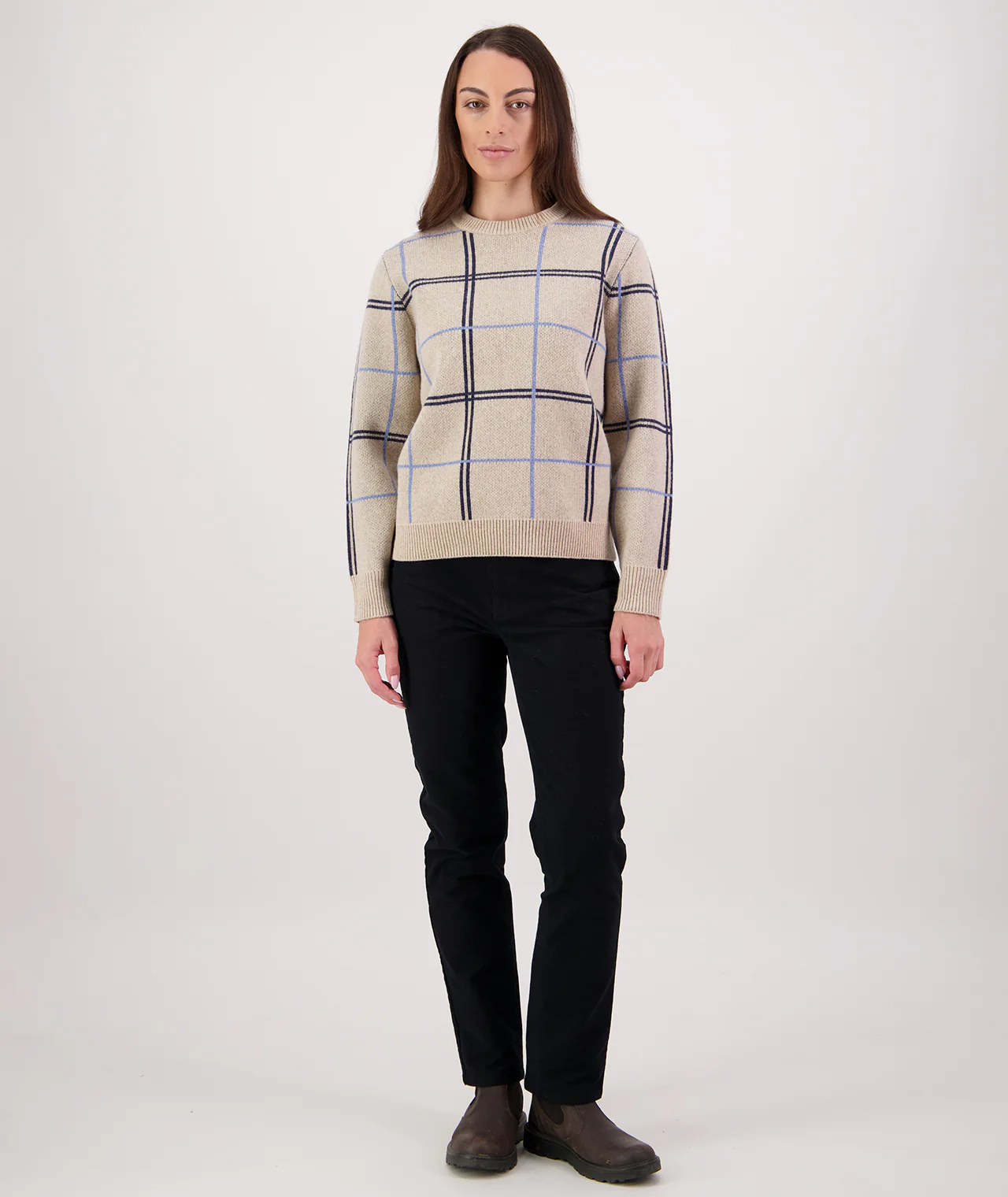 Women's Yasmin Check Knit - Image 5